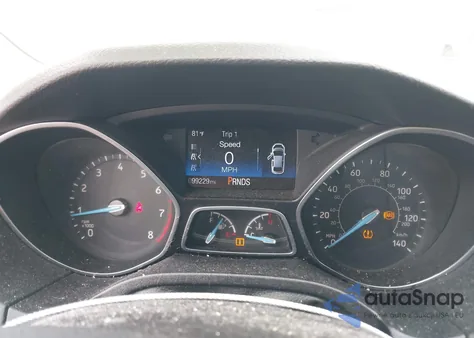 2017 Ford Focus Sel из США, поврежденный, VIN 1FADP3H25HL341902